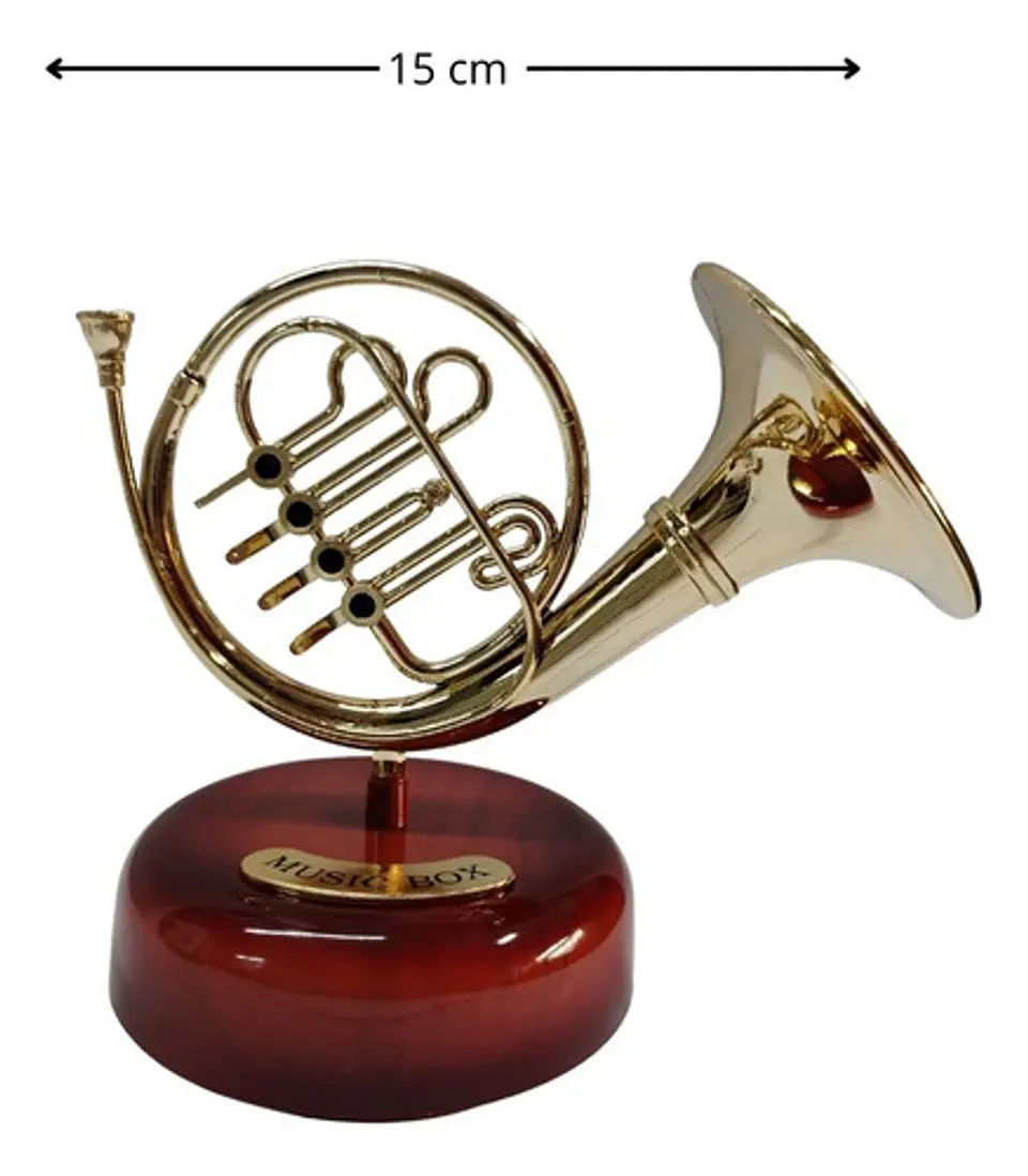 Adorno Musical Gramófono 18 Cm Centro De Mesa  6