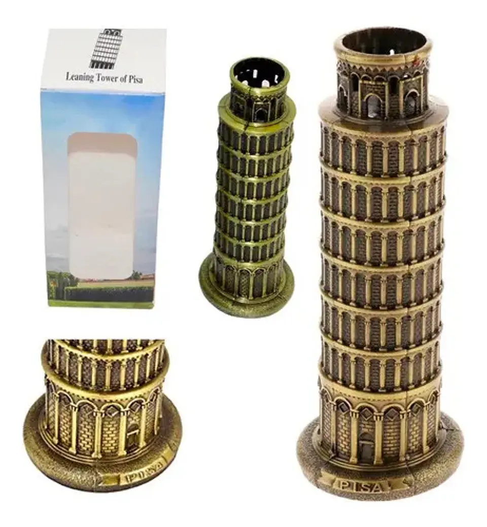 Monumentos Del Mundo Mundo 16cm Replica Torre Pizza  4