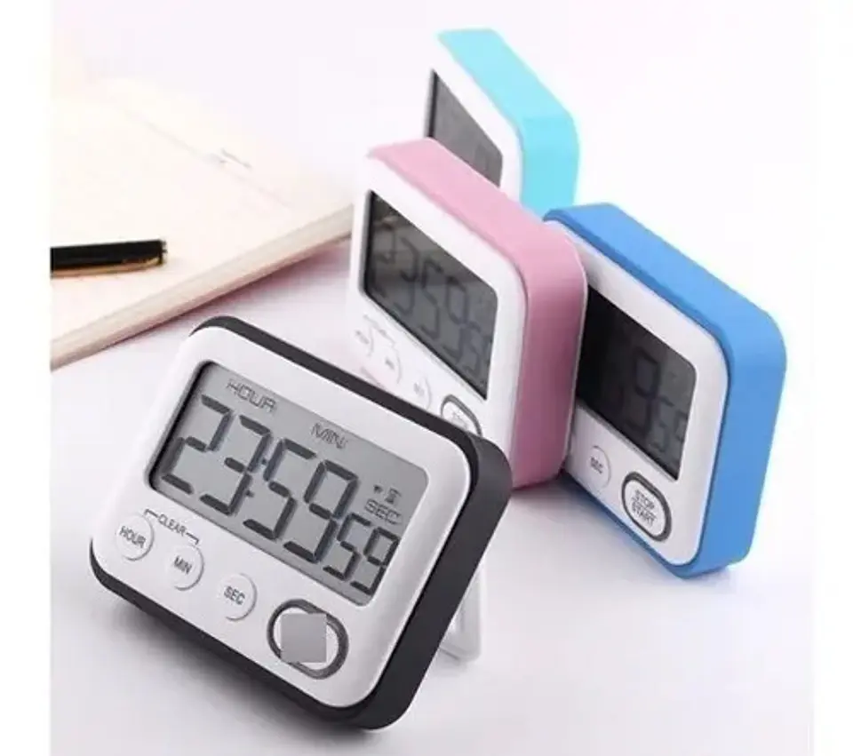 Cronometro Digital Cocina Alarma Temporizador Reloj 4