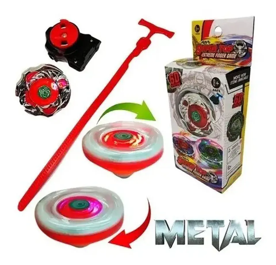 Estadio Batalla Beyblade Generico +dos + 1 Con Luz Beyblade  5