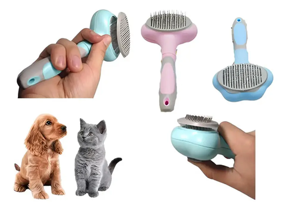 Cepillo Quita Pelos Pequeño Limpiador Mascotas Gatos Perros 1