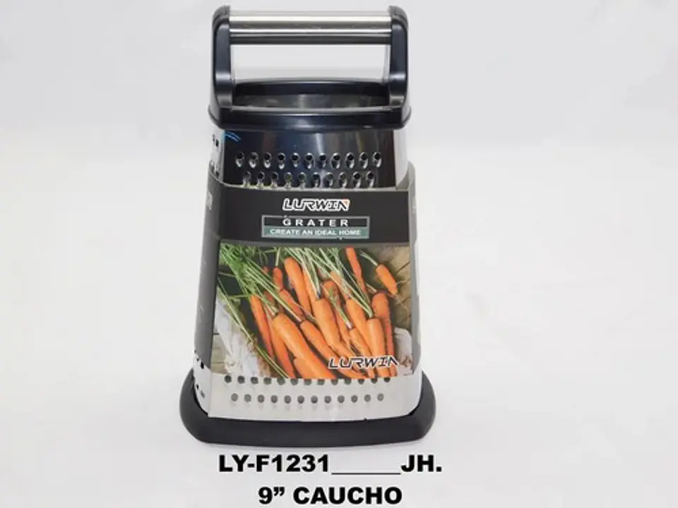 Rallador Mediano De Cuatro Caras Vegetales Frutas Verduras 7