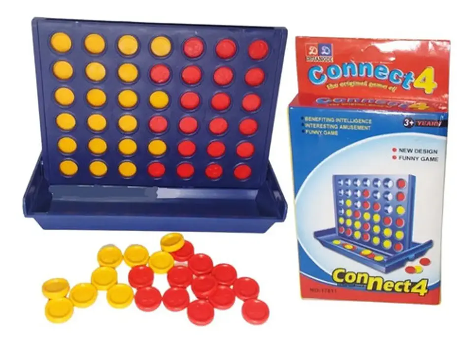 Conecta Cuatro 4 Juego Mesa 2 Personas Niños Amigos Familia 1