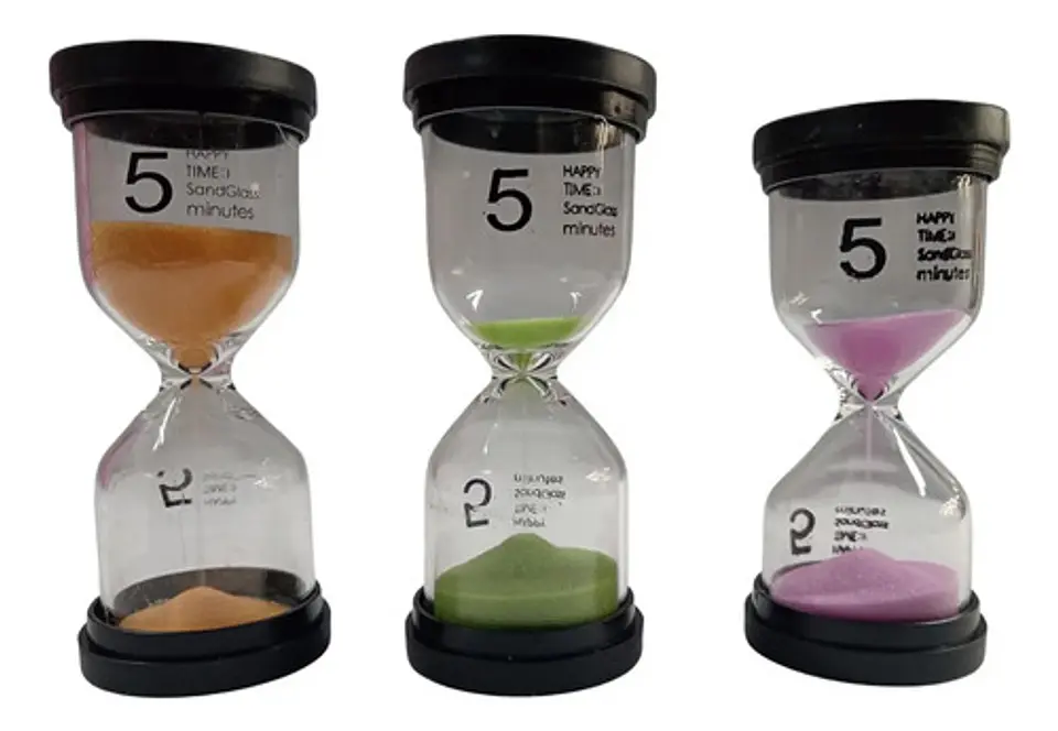 Reloj Arena 5 Minuto Adorno Colores Obsequio Adorno Regalo 2