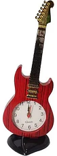 Reloj Análogo Guitarra Obsequio Mesa Escritorio Regalo - Miniatura 2