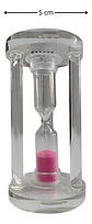 Reloj Arena 1 Minuto Adorno Colores Centro De Mesa Regalo - Miniatura 6