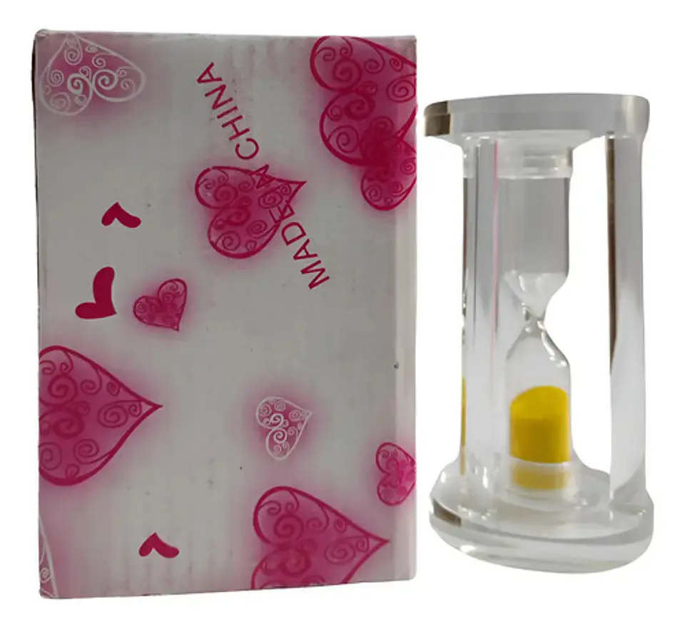 Reloj Arena 1 Minuto Adorno Colores Centro De Mesa Regalo 8