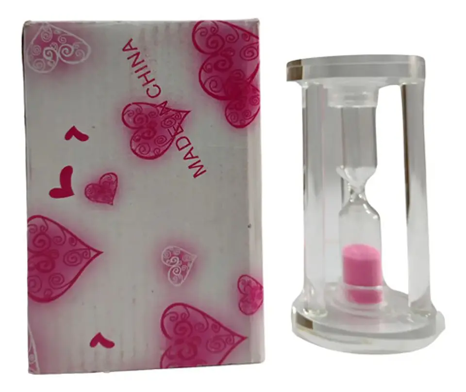 Reloj Arena 1 Minuto Adorno Colores Centro De Mesa Regalo 14