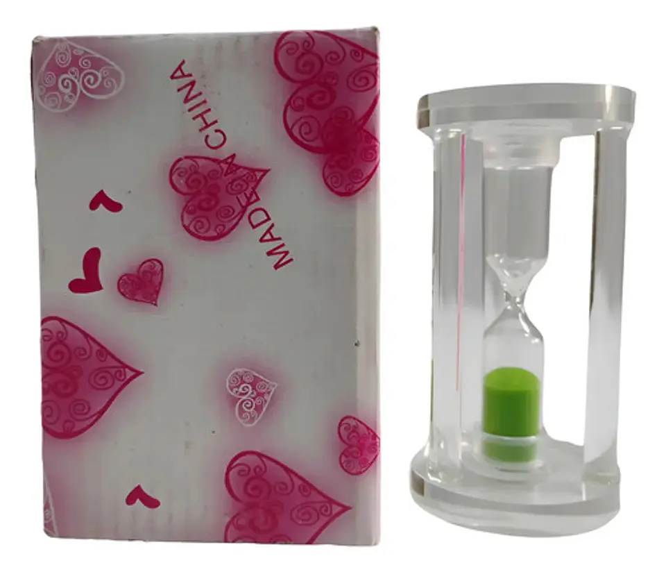 Reloj Arena 1 Minuto Adorno Colores Centro De Mesa Regalo 17