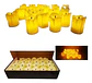 Luz Led Velas Veladora Eléctrica Eventos Luces Vela X 1und  - Miniatura 1