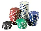 Paquete 50 Fichas Poker Casino Profesionales Livianas Juego  - Miniatura 1