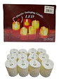 Luz Led Velas Veladora Eléctrica Eventos Luces Vela X 12und  - Miniatura 1