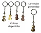 Llavero Violín Metálico Accesorios Moda Regalo Obsequio - Miniatura 2