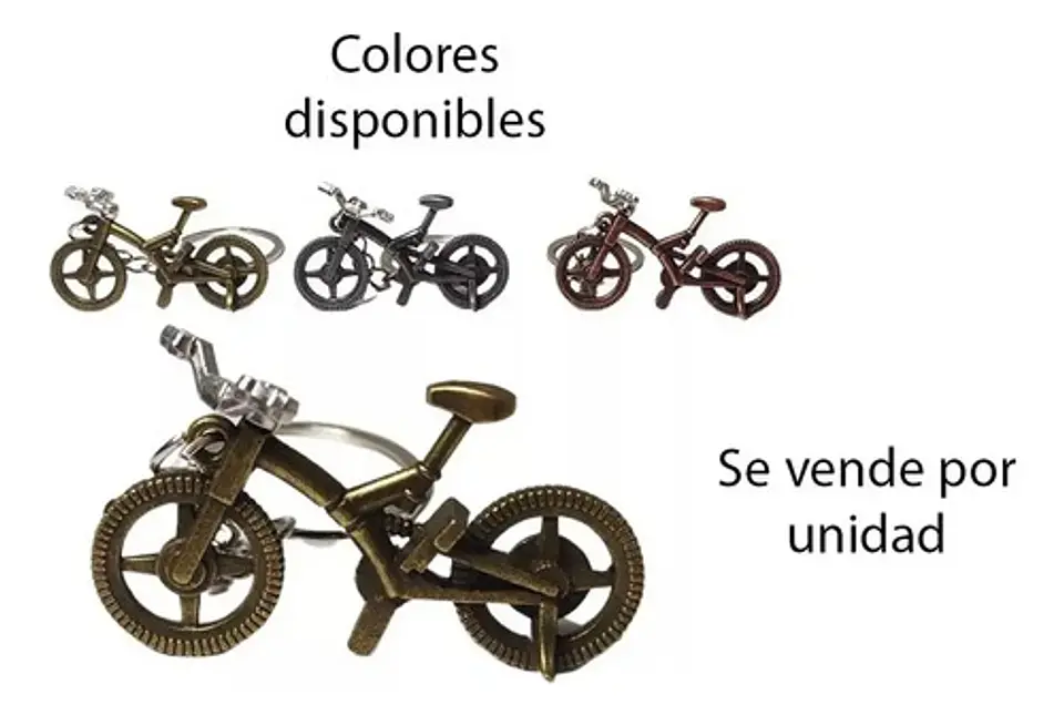 Llavero Bicicleta Metálica Accesorios Moda Regalo Obsequio 2