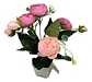 Decoración Centro De Mesa Ramo Rosas Mata Artificial  Flor  - Miniatura 4