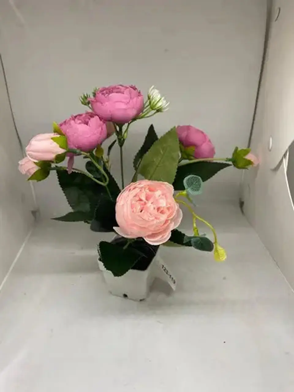 Decoración Centro De Mesa Ramo Rosas Mata Artificial  Flor  6