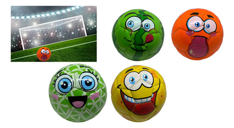 Balón Frutas Futbol Soccer Colores Modelo Juego Deporte  1
