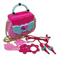 Bolso Cartera Maletín Niñas Princesa Accesorios 7pcs  Bj1326 - Miniatura 3