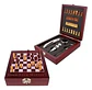 Ajedrez Caja Vino Sacacorchos Destapador Botellas Bar Botell - Miniatura 1