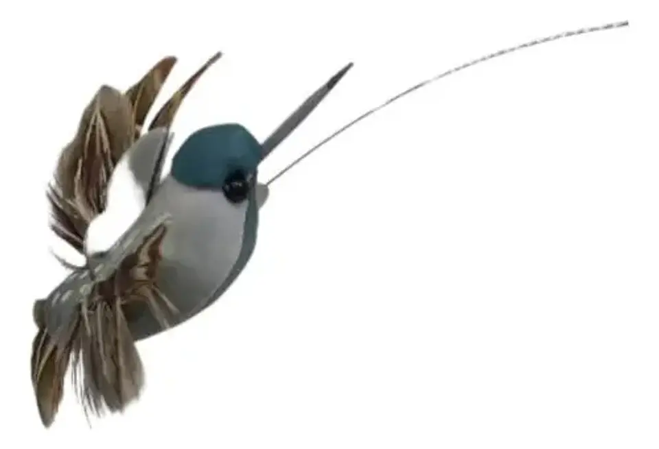 Pájaro X 1 Un Adorno Picaflor Jardín Anti Estrés Movimiento  2