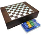 Ajedrez Tablero Madera + Domino + Dados  Juego De Mesa   - Miniatura 2