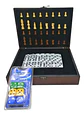 Ajedrez Tablero Madera + Domino + Dados  Juego De Mesa   - Miniatura 3