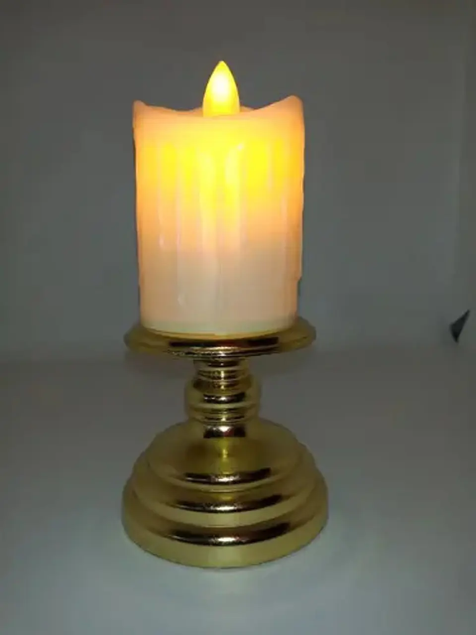 Velas Candelabro Vela Eléctrica Luz Led Eventos Fiestas 18cm 6