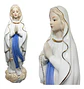 Virgen Del Rosario Estatuilla Cerámica Adorno Decoración  - Miniatura 1