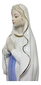 Virgen Del Rosario Estatuilla Cerámica Adorno Decoración  - Miniatura 4