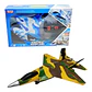 Avion  De Caza Fuerza Aerea Control Remoto Con Luces - Miniatura 3