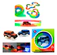 Magic Track Carro Luz Pista 56 Piezas Juguete Niños Regalo - Miniatura 1