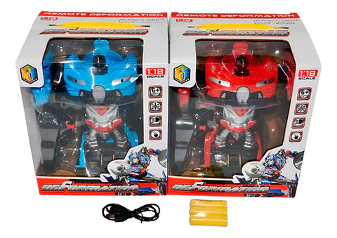 Transfoermes Auto Carro Control Remoto Robot Juguete Niños 