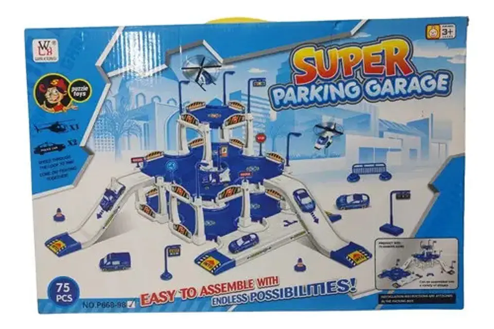 Pista Parking Carros Juguete Niños Regalo  Navidad    2
