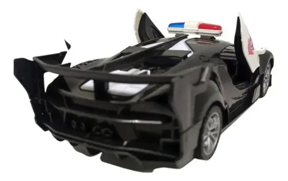 Carro Loco  Policía Luces Sonido Coche Camioneta 4 X 4 Auto  2