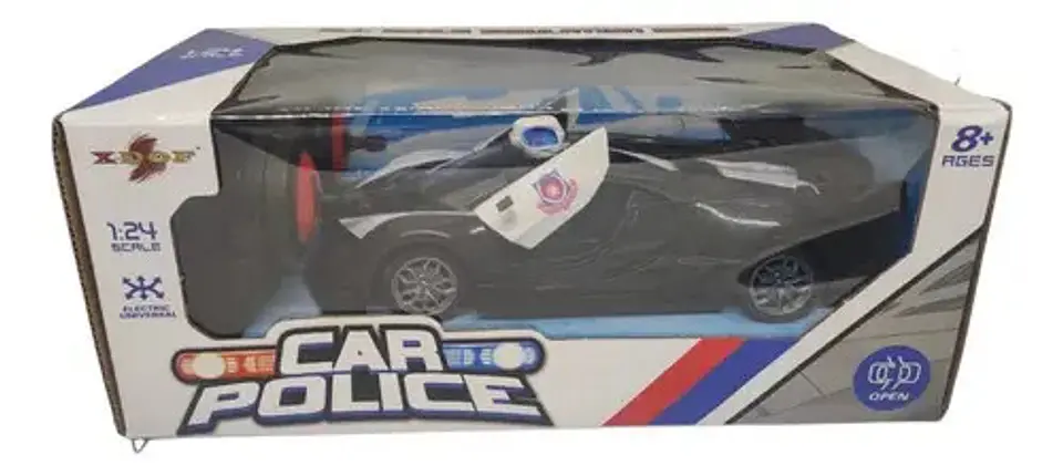 Carro Loco  Policía Luces Sonido Coche Camioneta 4 X 4 Auto  5