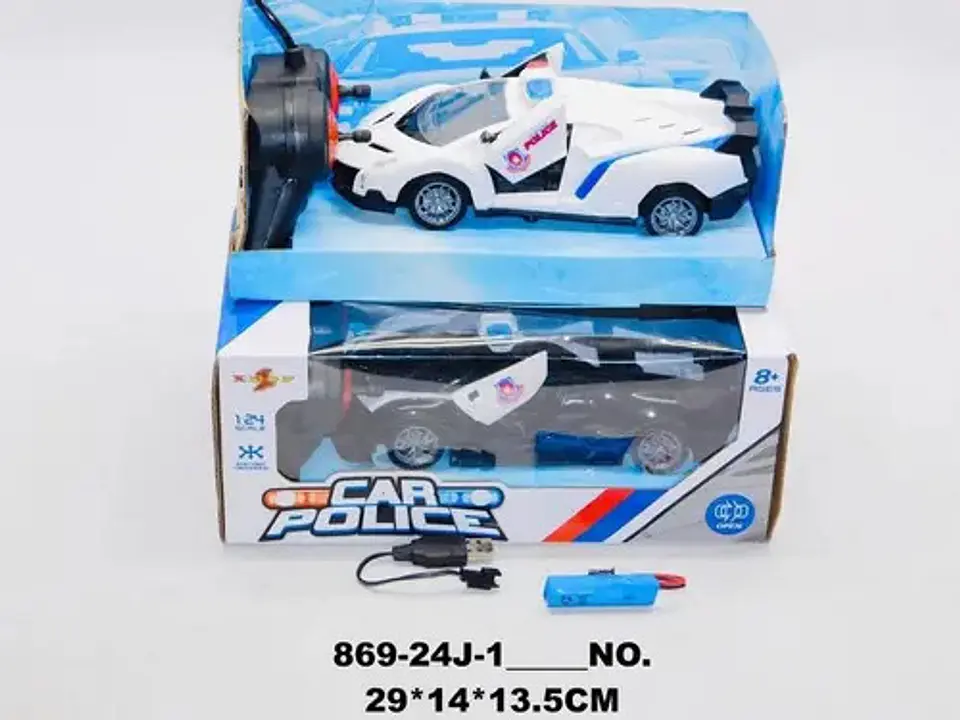 Carro Loco  Policía Luces Sonido Coche Camioneta 4 X 4 Auto  6