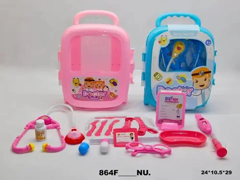 Doctor Medico Kit Enfermería Juguete Maletín Didáctico Niña  2