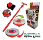 Beyblade Generico +dos Beyblade Juguete Estadio De Batalla - Miniatura 3