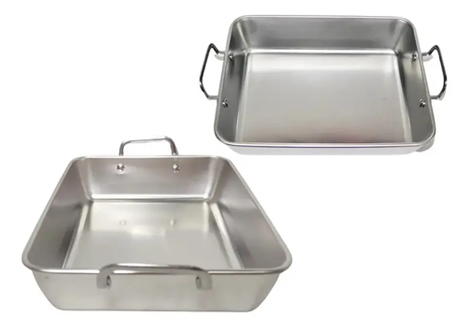 Bandeja Rectangular Con Manijas Cocina Servir Vajilla Hogar 1