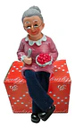 Abuelos Decorativos Poliresina Porcelanas Colección - Miniatura 4