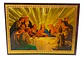 Cuadro Ultima Cena Jesús Madera Articulo Religioso - Miniatura 1