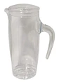 Vaso Jarra Pocillo Transparente 500ml Con Tapa Cocina - Miniatura 2