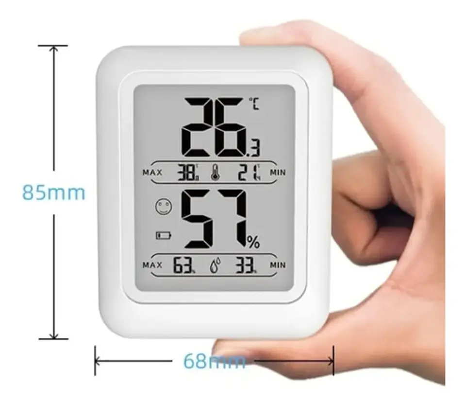 Termómetro Digital Blanco Cocina Marca Digital Precisión -50°c A +70°c 4
