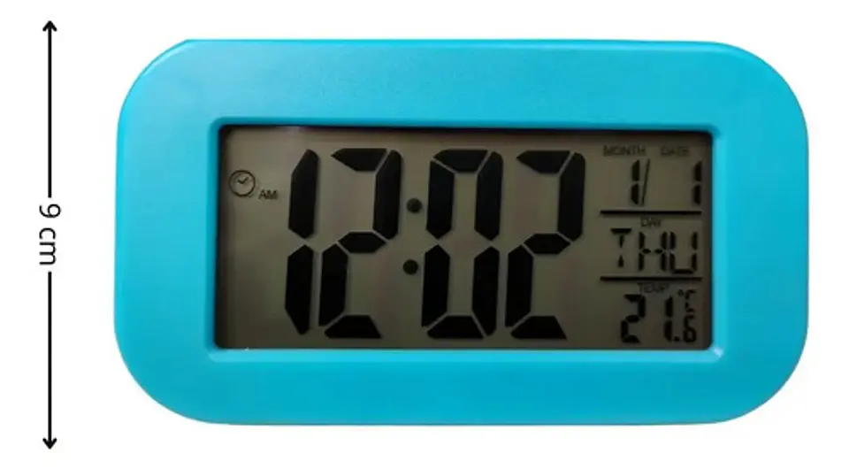 Reloj Despertador Digital Pequeño Para Mesa Nocturna 10