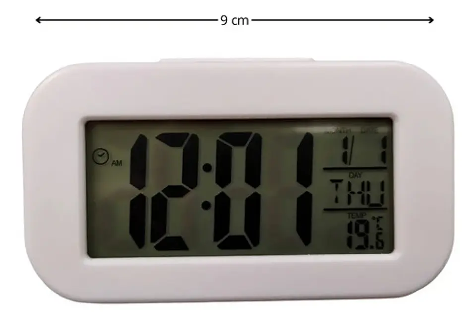 Reloj Despertador Digital Pequeño Para Mesa Nocturna 11