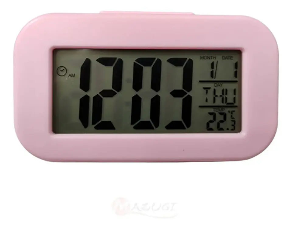 Reloj Despertador Digital Pequeño Para Mesa Nocturna 14