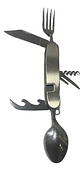 Set Cuchara Tenedor Para Camping Herramientas Manuales - Miniatura 6