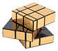 Rubik 3 X 3  Dorado Cubo Mágico  Juguete Juego Didáctico  - Miniatura 1