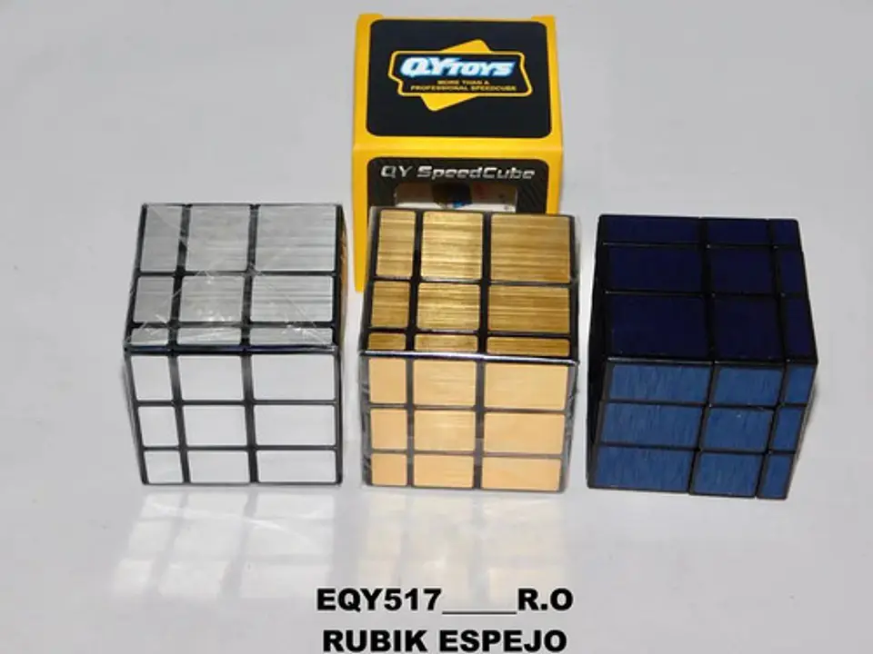 Rubik 3 X 3  Dorado Cubo Mágico  Juguete Juego Didáctico  2