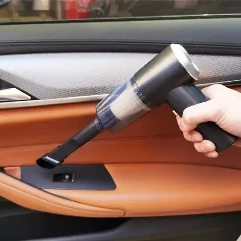 Aspiradora Eléctrica Recargable Portátil Auto Y Hogar 3